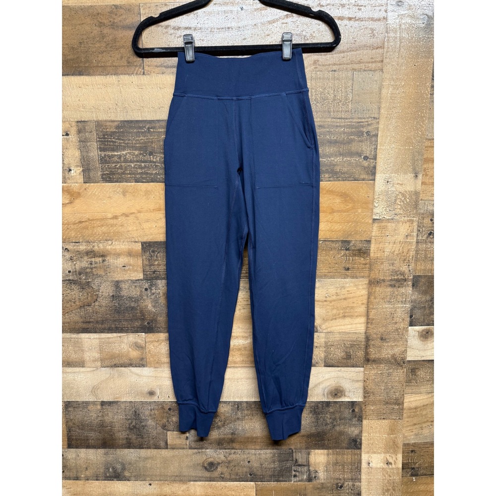Lululemon Align High Rise Jogger Navy Blue Nulu Yoga Pants Size 2